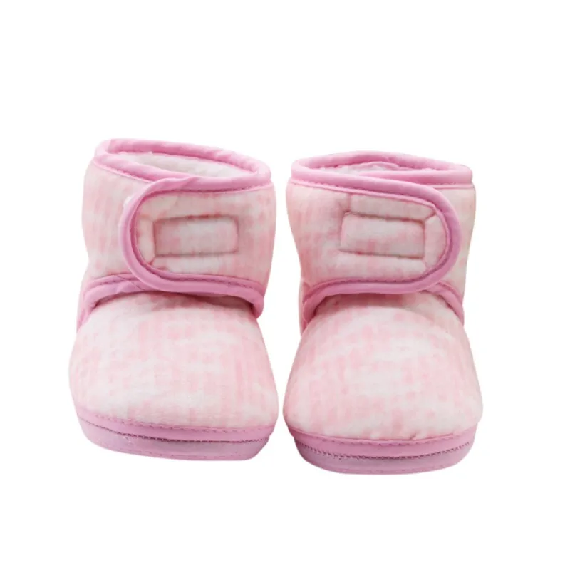 Ботинки для маленьких мальчиков и девочек теплые модные Нескользящие зимняя