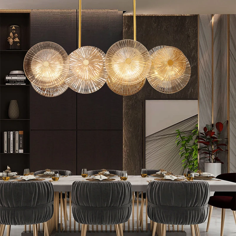 Comprare Post-moderno Di Lusso Leggero Semplice Soggiorno Nordico, Sala Da Pranzo, Camera Da Letto, Casa Da Tè, Lampade E Lanterne In Vetro Personalizzate