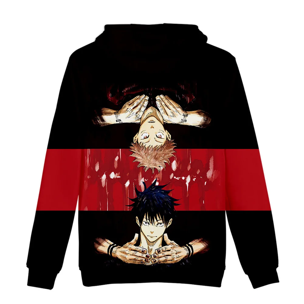 

Anime Hoodies Jujutsu Kaisen 3D Print Hoodie Sweatshirts Sudaderas Harajuku Streetwear Women Men Clothes Men's Sets Tracksuit