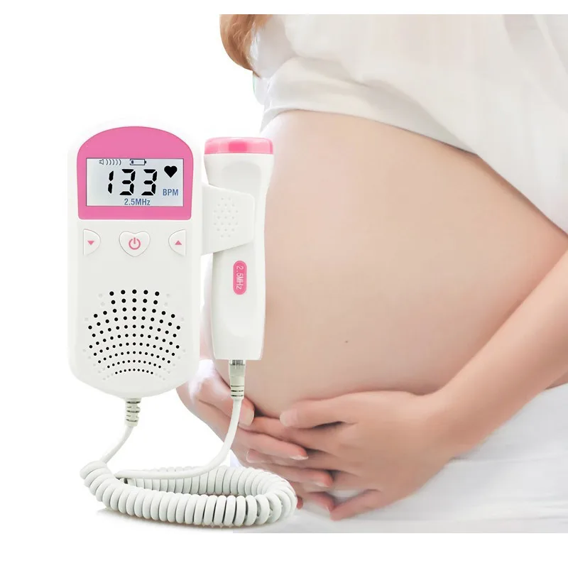 

Doppler Baby сердечный ритм монитор Карманный фетальный Doppler 2,5 МГц ультразвук младенца сердцебиение детектор домашней беременных его фетальног...