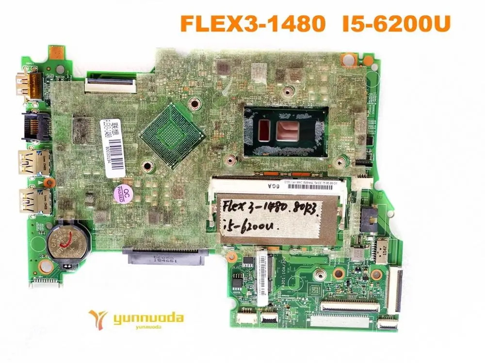 Оригинальный Для Lenovo FLEX3-1480 Материнская плата ноутбука I5-6200U испытанное хорошее