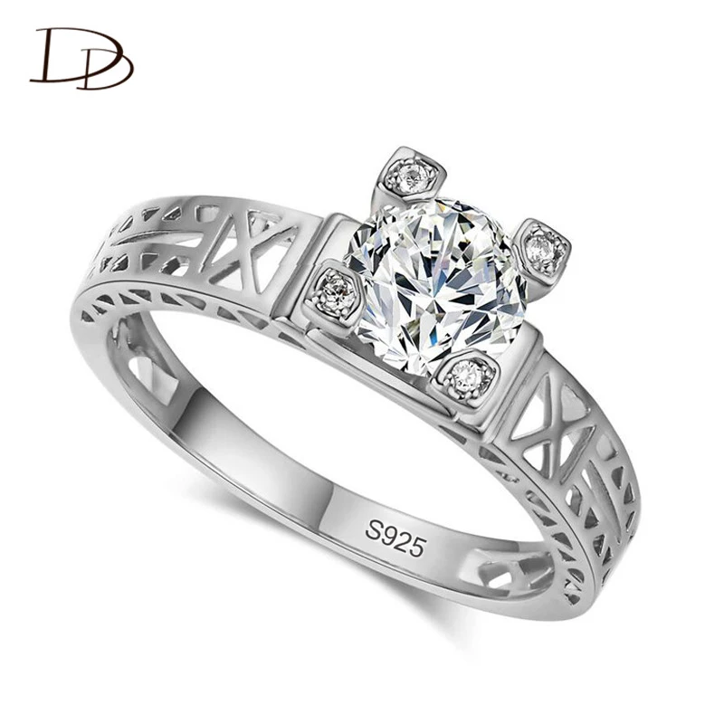 DODO Париж Эйфелева дизайн кольца для женщин Белый 585 золотой цвет винтажное