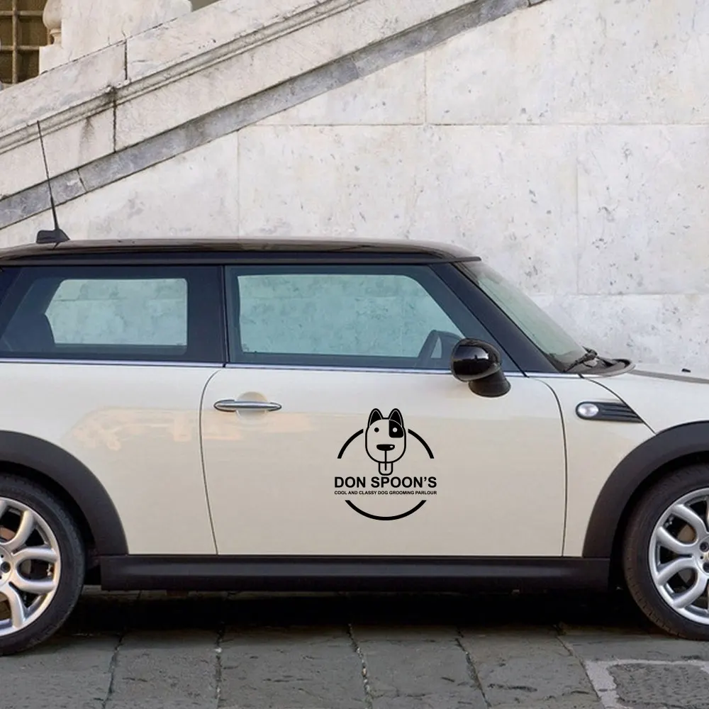 2 шт. автомобильный боковой двери номер 23 37 наклейка с бульдогом наклейки Экстер