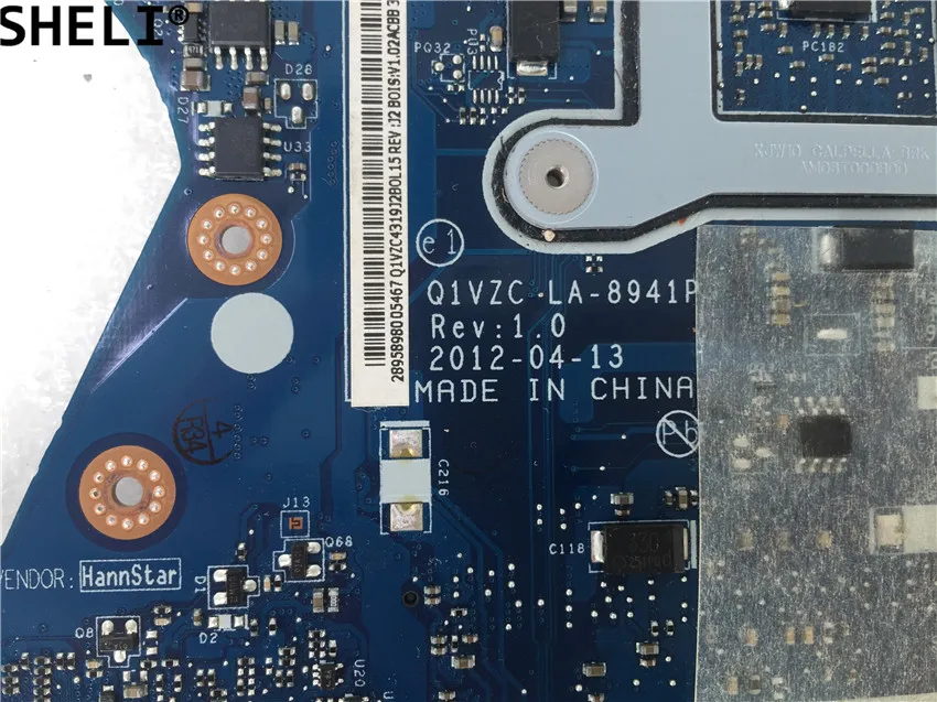 SHELI для Acer aspire V5 131 материнская плата с 877 cpu LA 8941P NBSH011003|Материнские платы| |