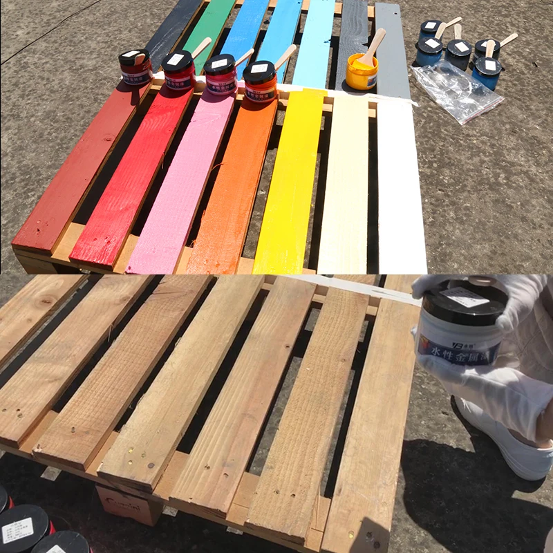 Оранжевый на водной основе металлическая краска акриловый лак для расписанные