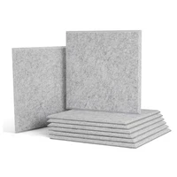 8 pack acoustic panels sound dampening panelssound proof padding beveled edge tilesfor wall decor acoustic treatment cnim hot