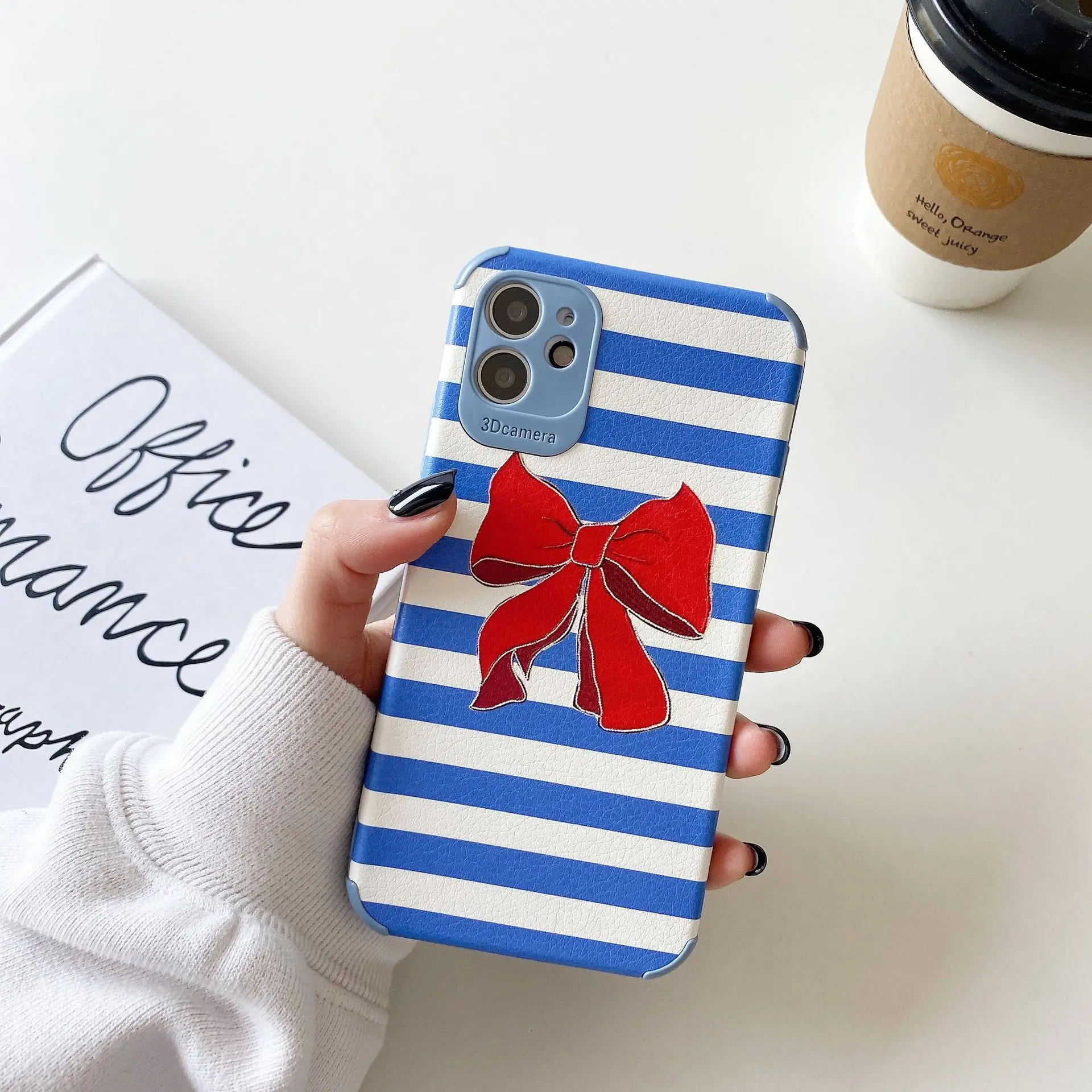

Retro Anime Sailor girls stripe uniform japanese Phone Case For iPhone 12 11 Pro Max Xr Xs Max 7 8 Plus X 7Plus case Cute Cover