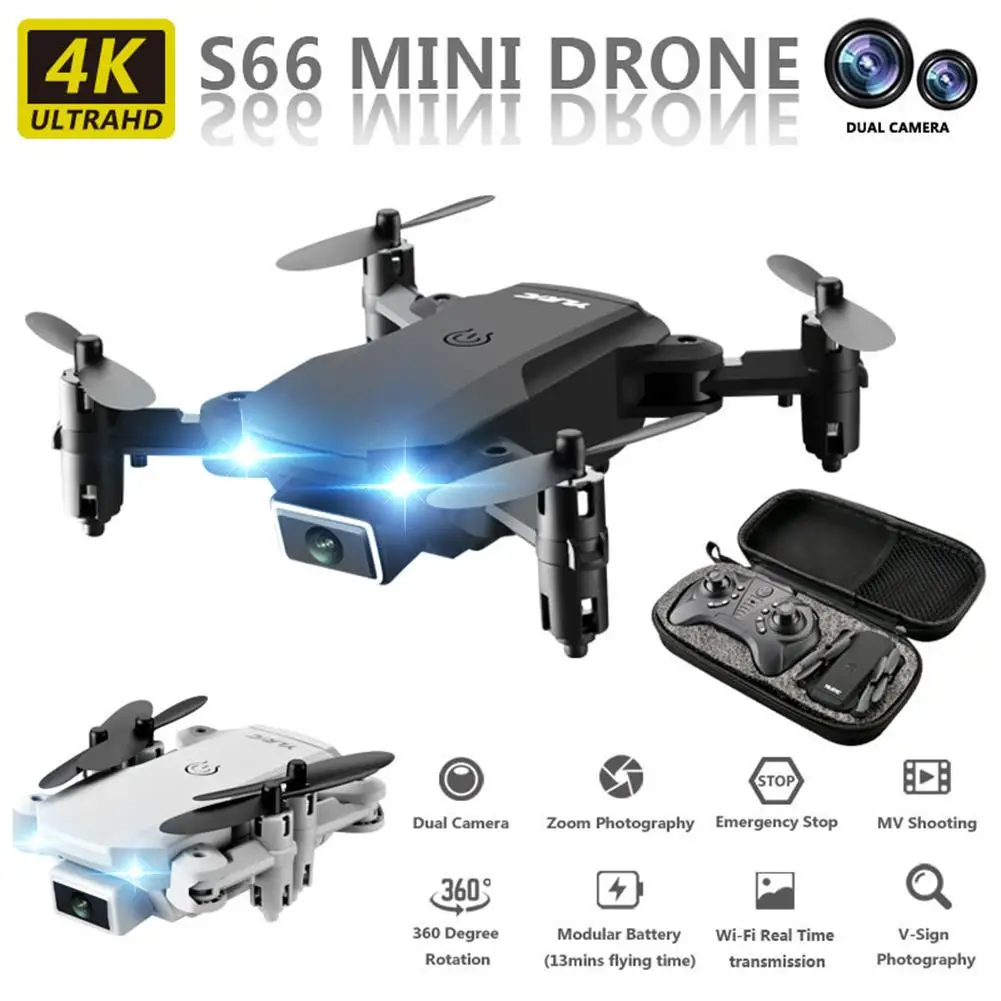 профессиональный дрон s66 4k hd аэ