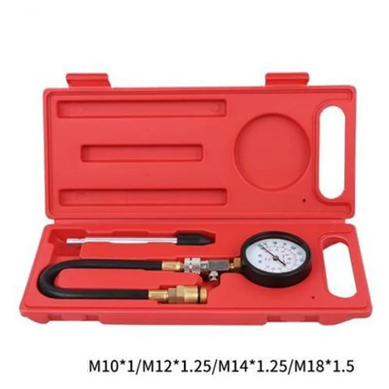 

Компрессионный манометр для автомобильных мотоциклов, бензиновых двигателей, тестер давления цилиндра