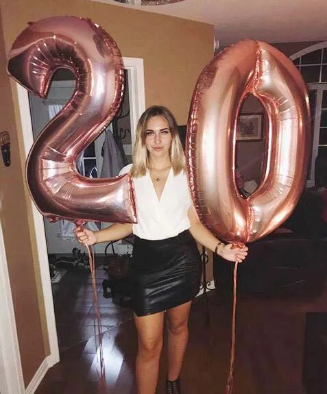 Воздушный шар из фольги с цифрами 2 шт. 32 дюйма 40 дюймов|Воздушные шары и