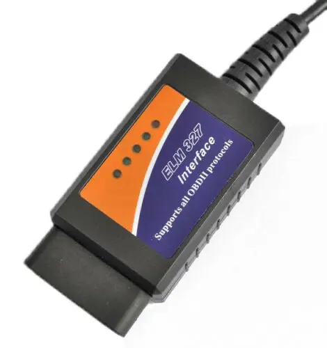ELM327 USB интерфейс OBDII OBD2 Диагностический Автомобильный сканер сканирующий