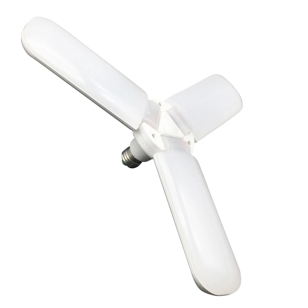 Бытовая энергосберегающая лампа светодиодный трехлистный светильник складной