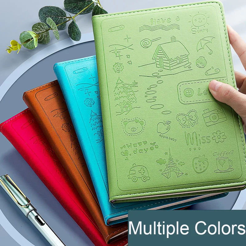 

A5 Kawaii Notebook Schedule Pu Schedule Diary Journal Binder Cute Notepad School Children Supplies School Notebook Anime Skies