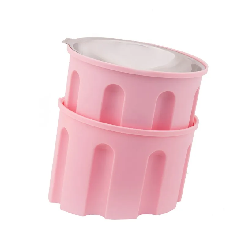 

Tilted Cat Dog Bowl Stainless Steel Cat Bowl Safeguard Neck Puppy Cat Feeder Non-slip Anti Dumping Base Pet Cervical Spine Bowl