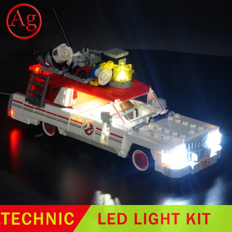 Светодиодный светильник набор совместимых DIY 75828 16032 Ecto 1 и 2 Ghostbusters строительные