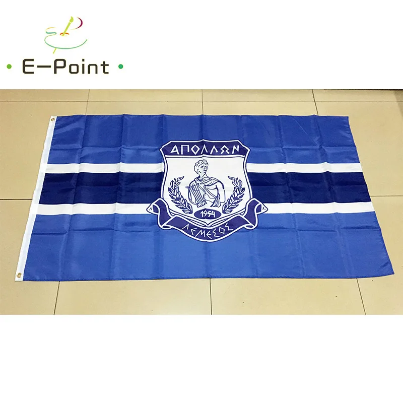 Кипр Apollon Limassol FC 3 фута * 5 футов (90*150 см) размер рождественские украшения для дома