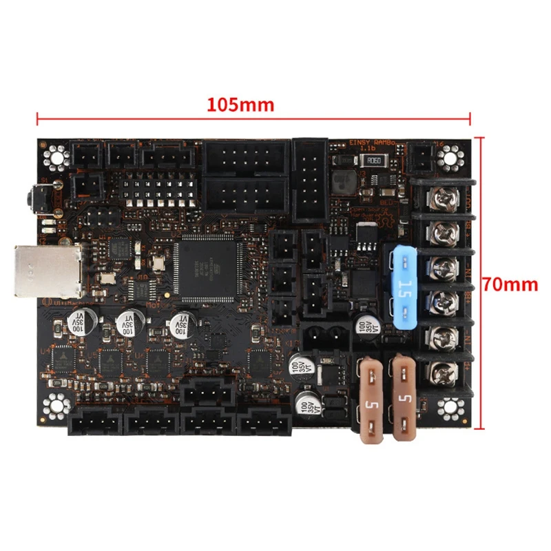 Einsy Rambo 1.1A материнская плата + 2004 ЖК дисплей MK52 netic Hot Bed PEI стальная пластина для Prusa