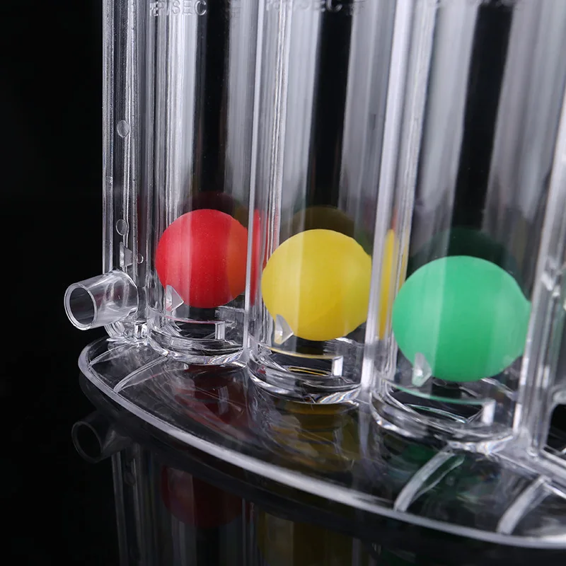 Три мяча жизненно Ёмкость дыхание тренер спирометр легких вдыхания который