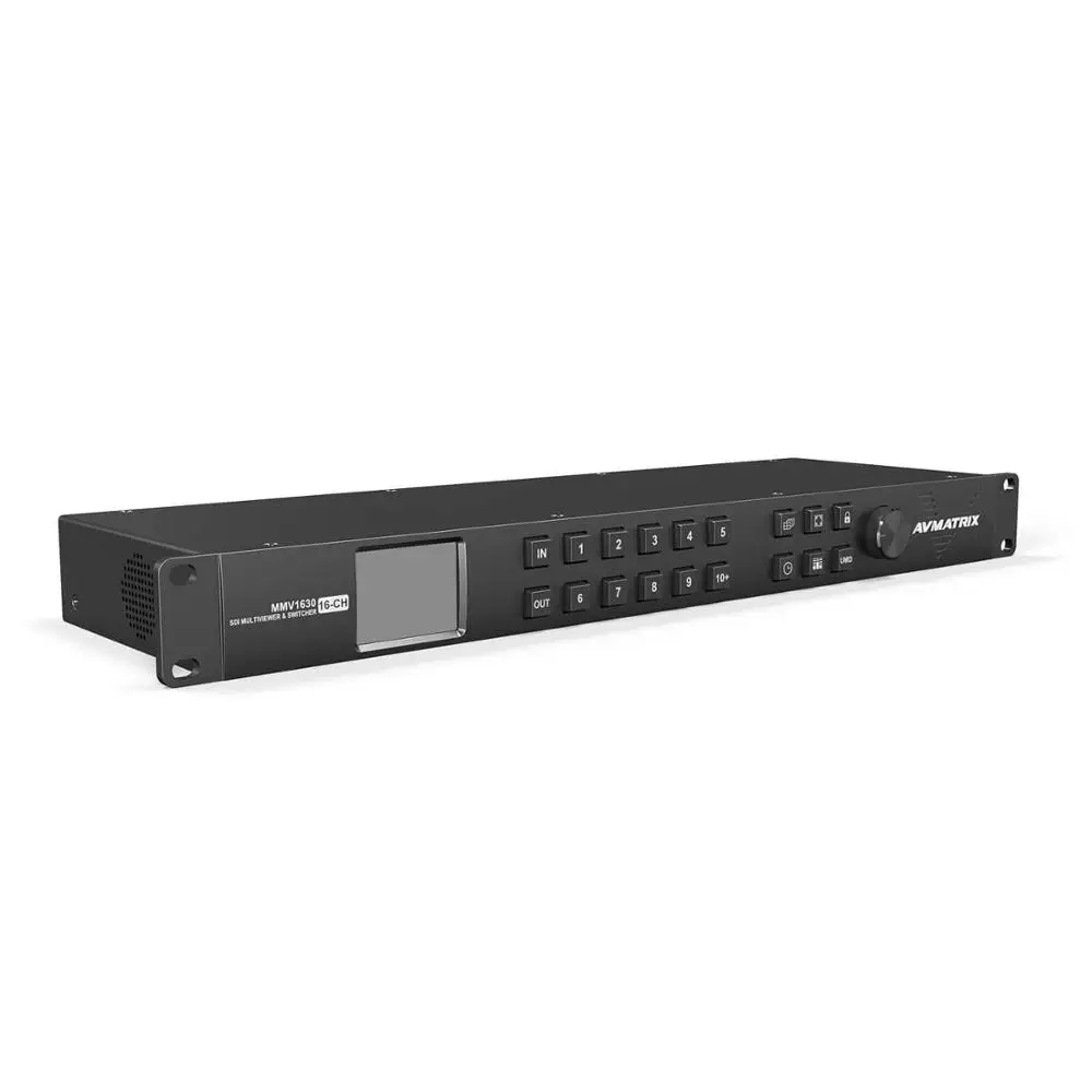 AVMATRIX MMV1630 стойку Multiviewer 16-канальный видеорегистратор 3G-SDI Видео Матричный