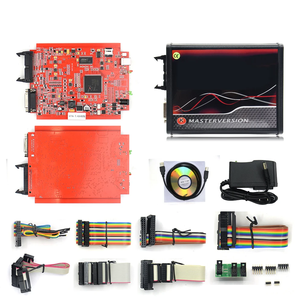 2022 KESS KTAG 2 80 EU Red V7.020 светодиодный 25 SW Online V5.017 K-TAG 7 020 Master 5 017 OBD2 тюнинг ECU
