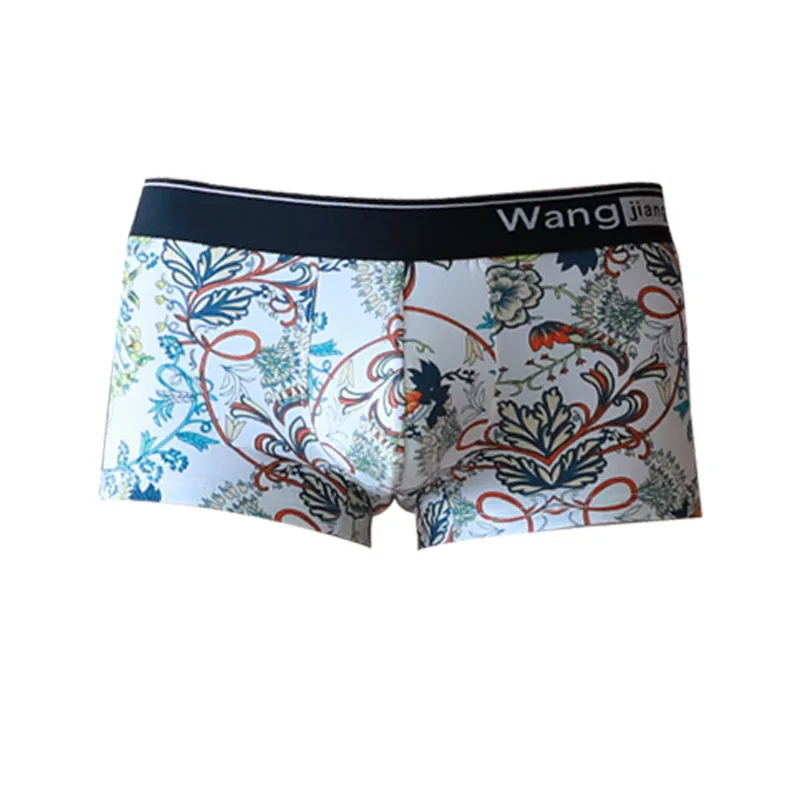 Трусы-боксеры мужские нейлоновые повседневные пикантные для сна трусы-боксеры