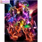 Алмазная 5D картина сделай сам, вышивка крестиком, Мстители, супергерой, алмазная вышивка, узор, полная мозаика, домашний декор, подарок, искусство