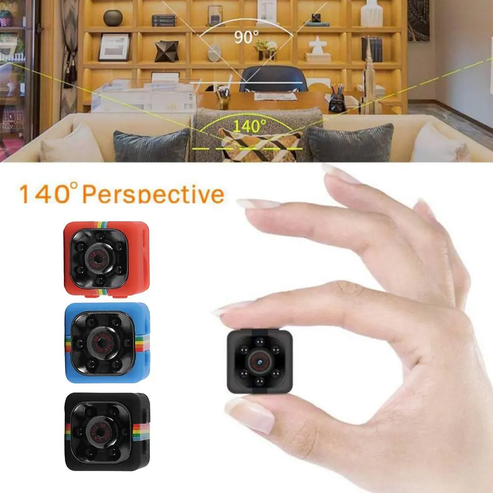 Металлическая Спортивная камера Sq11 инфракрасная Ночная 960P 1080P уличная