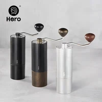 hero partable coffee grinder stainless steel burr propeller s01 manual coffee milling machine with double bearing positioning