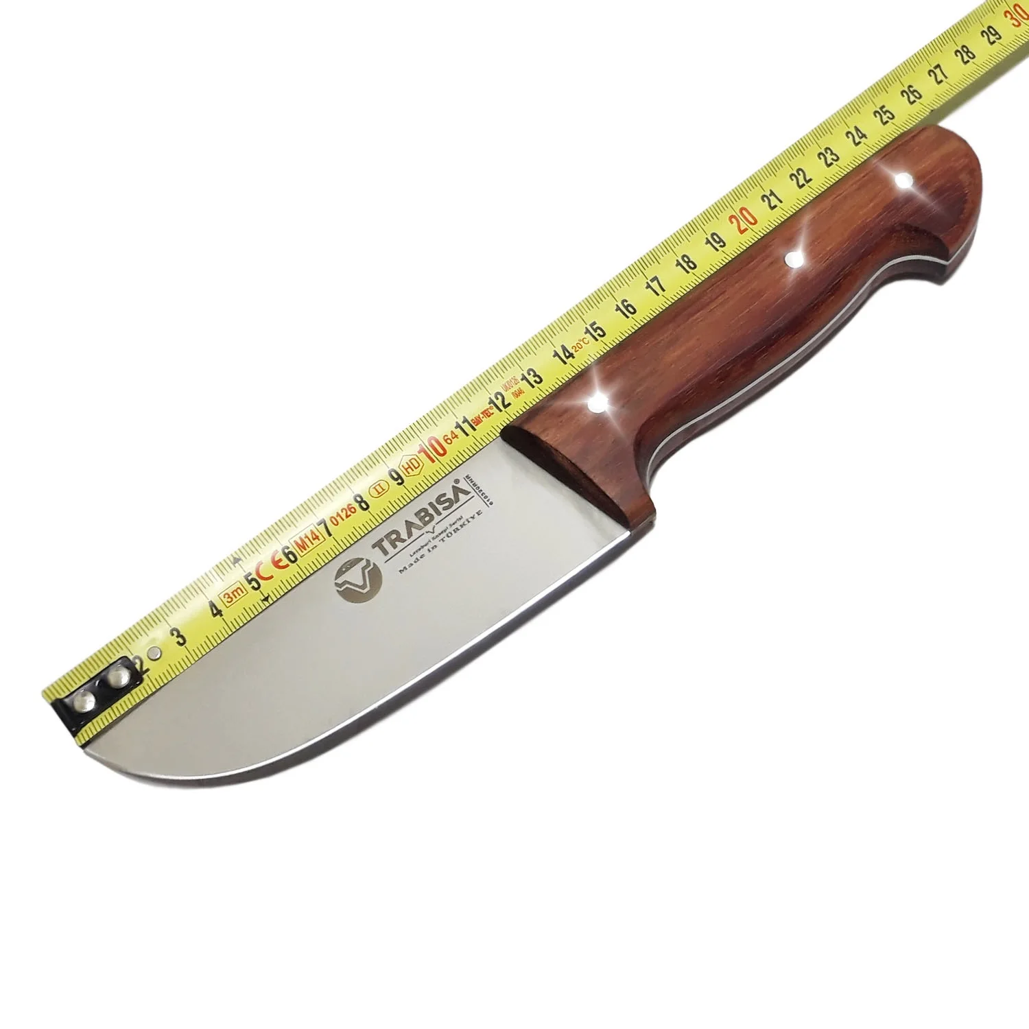 

TRABISA High Quality Stainless Steel Animal Skin Peeling Butcher Bone Stripping Meat Knife Made of Turkey