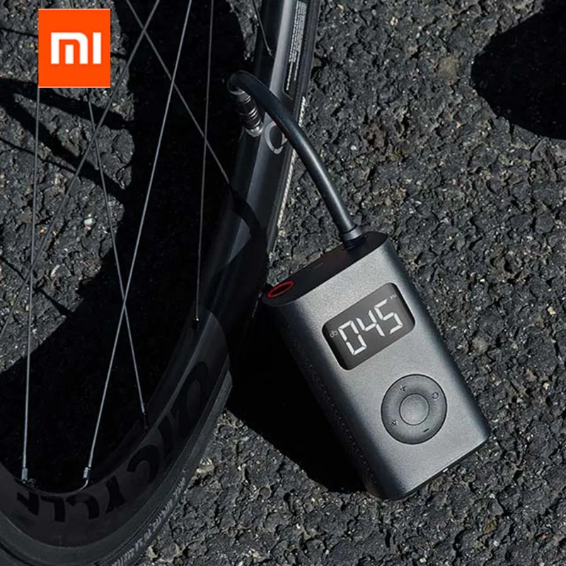 Портативный смарт-датчик давления шин Xiaomi Mijia цифровой электрический насос для