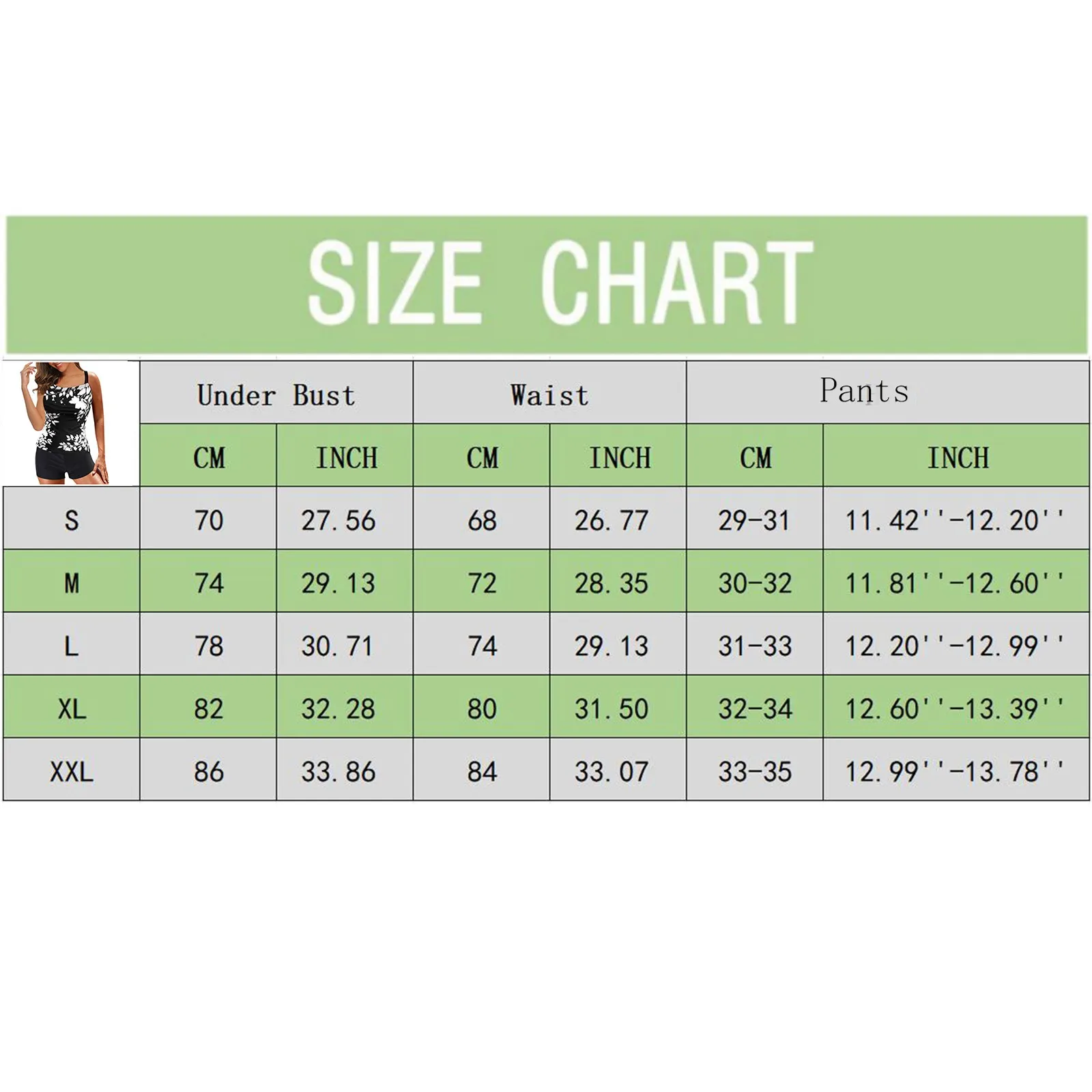 

Women Tankini Large Digital Print Hot Spring Dark Tree Beach Resort Split Swimsuit Set Beachwear Swimwear Bather Bathing Suit#XG