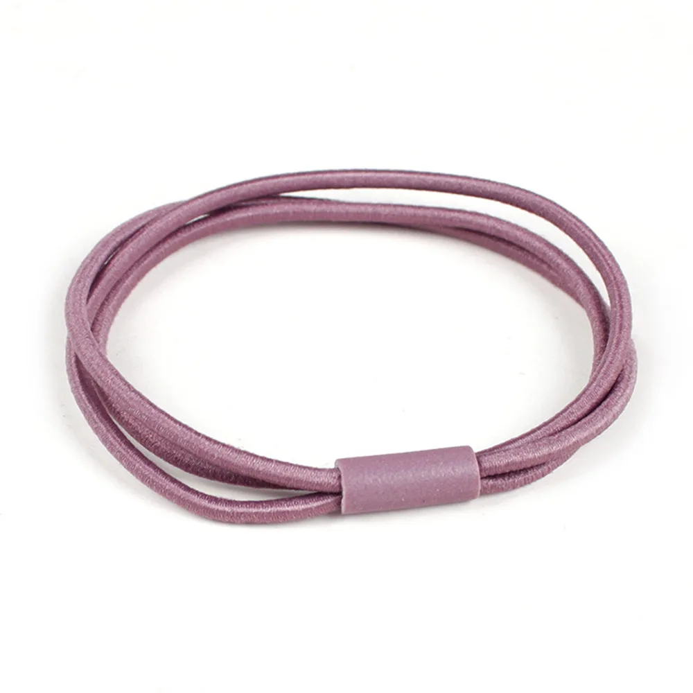 Korea Style Three Layers High Elastic Basic Hair Ropes Rings Simple and Versatile DIY Ties Accessories for Women | Красота и здоровье