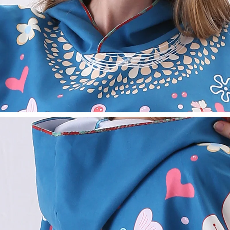 Пляжное полотенце для серфинга микрофибра банный халат пончо с капюшоном