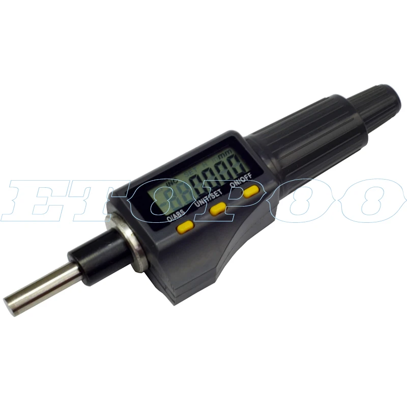 micrometer head 0,001 мм электронный Внешний микрометр Твердосплавные наконечники измерительные инструменты суппорт Калибр 0-25 мм 1 дюйм цифровой микрометр головка - Цвет: micrometer head