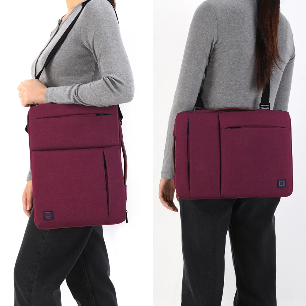 Многофункциональная сумка для ноутбука с ремешком и ручкой Противоударная