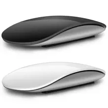 Bluetooth-compatible Magic Mouse Silent Rechargeable Laser Computer Mouse Slim Ergonomic PC Mice For Apple Macbook Microsoft
