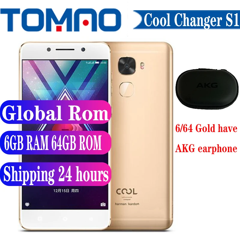 Coolpad /LeEco Cool Changer S1 6 ГБ 64 оригинальный мобильный телефон 4 аппарат не привязан к