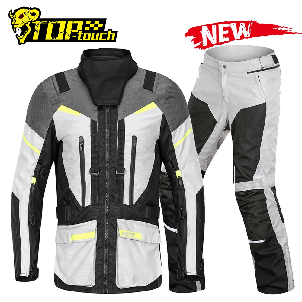 LYSCHY мотоциклетная куртка летний мотоциклетный костюм для мотокросса дышащая