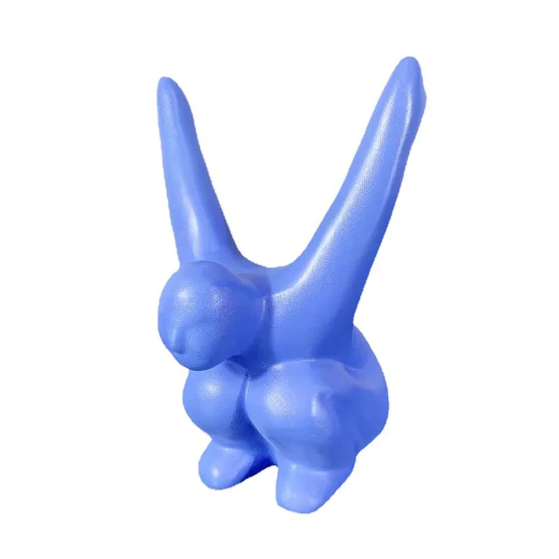 

Nordic Contracted Blue Flying Man Figure Artware Character Sculpture Home Decoration Accessories Modern Art Resin Statue Craft