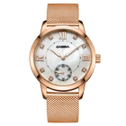 Роскошные Брендовые женские модные часы для отдыха женские водонепроницаемые кварцевые часы с кожаным ремешком и Миланской лямкой 2606