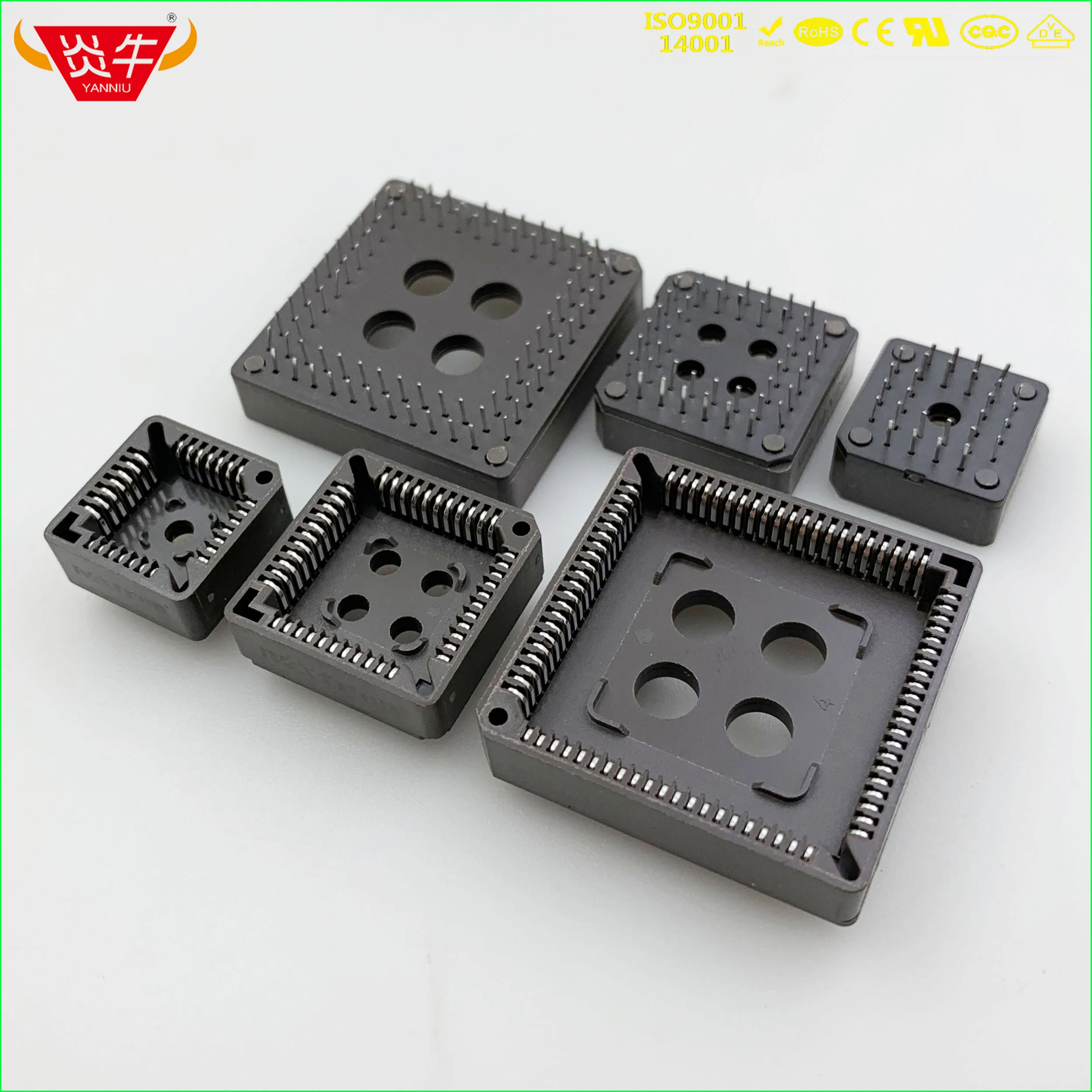 Стандартный разъем NEXTRON 20P 28P 32P 44P 52P 68P 84P DIP PLCC IC 1 27 мм 20PIN 28PIN 32PIN 44PIN 52PIN 68PIN