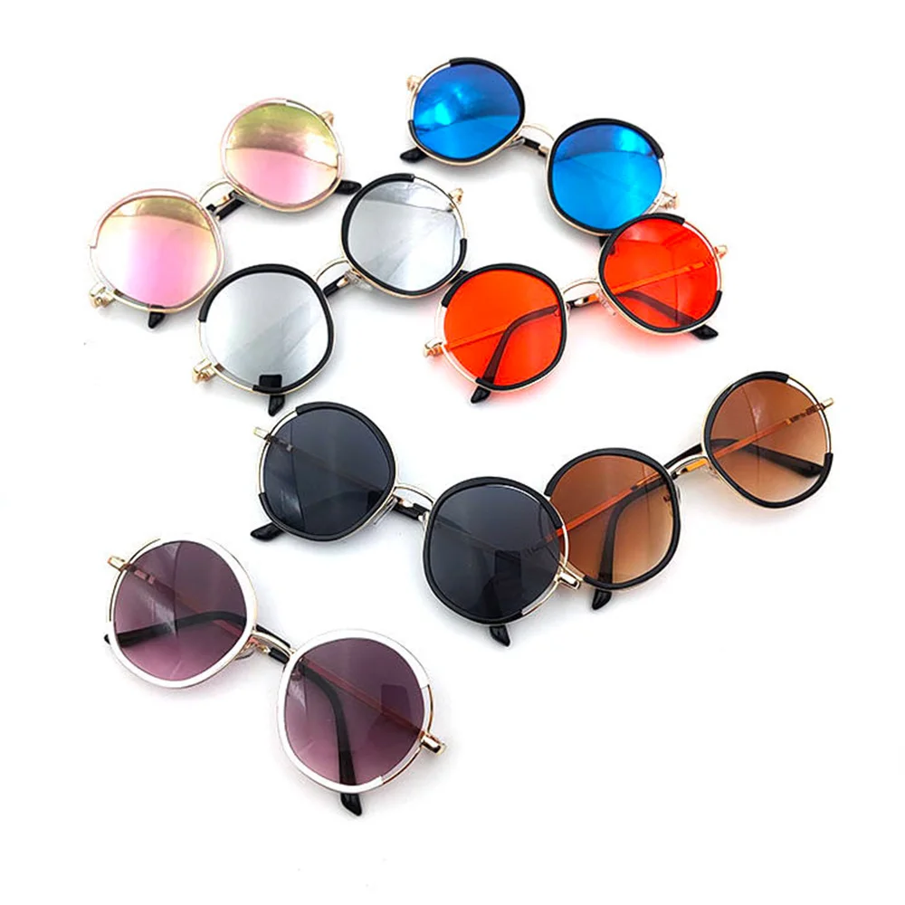 

New Metal Kids Sunglasses Boys And Girls Fashion Glasses Baby Eyewear UV Protection Children's Round Frame Eyeglasses