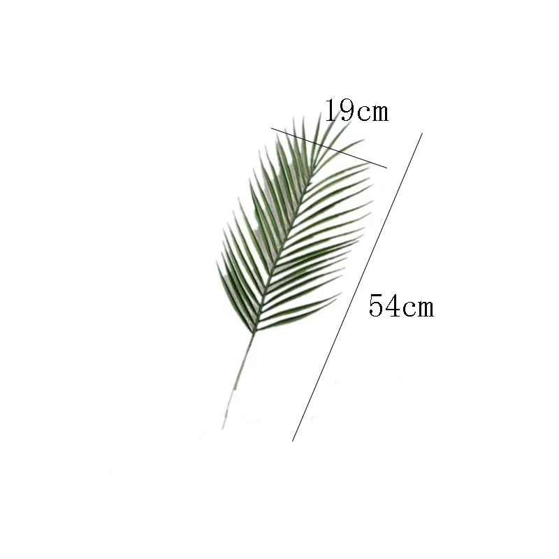 

Artificial Monstera Plants Plastic Tropical Palm Tree Leaves Home Garden Decoration Accessories Photography Decorative Leaves