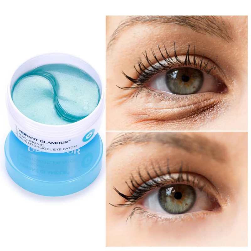 60 шт. маска для глаз Гиалуроновая кислота увлажняющая разглаживающая тонкие