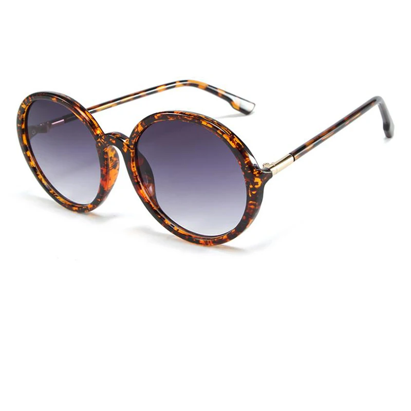 

Retro Round Women Sunglasses fashion shades Brand Oversized black vintage woman sunglasses Gradient gafas De Sol femeninas