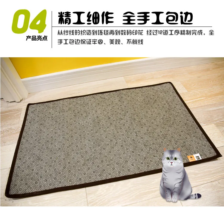 Ковер для спальни с мультяшным котом ковер ванной нескользящий напольный коврик
