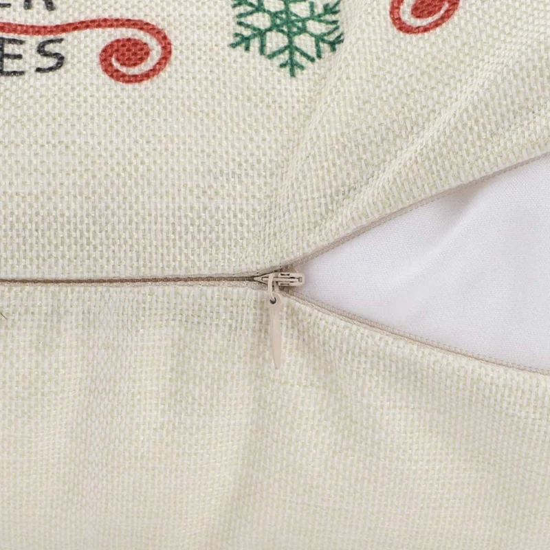 

Christmas Pillow Covers Black and Red Buffalo Plaid Farmhouse Pillow Covers Holiday Rustic Linen Pillow Case