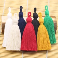8cm cotton tassel hanging rope fringe tassel for sewing curtains garment home decoration jewelry craft diy accessories 10pcslot