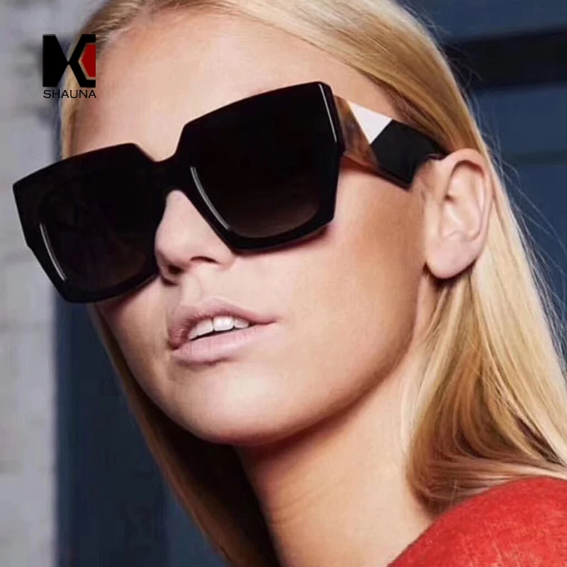Женские квадратные солнцезащитные очки модные мужские смешанных цветов с