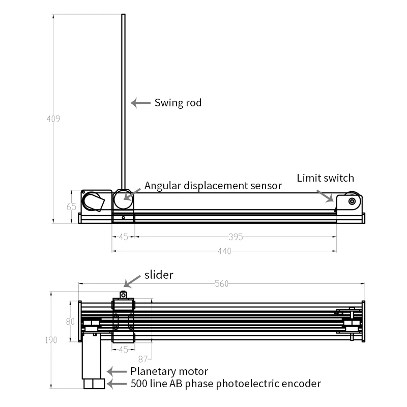 Линейный перевернутый маятниковый ПИД с автоматическим управлением и открытым